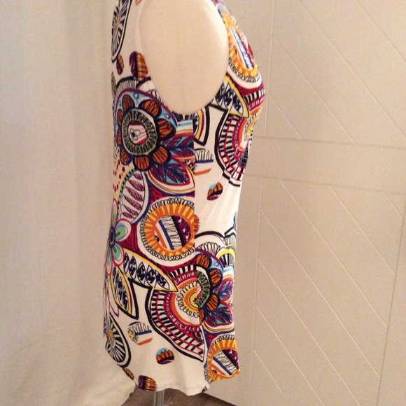 Linda Leal colorful summer tank/tunic - Picture 4 of 11